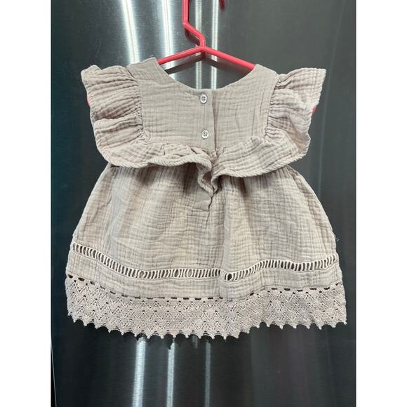 5/$15 Beige Blouse - Jessica Simpson - 12mo - Picture 2 of 3